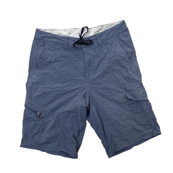 Patagonia MOC Hybrid Cargo Boardshorts Men's 32 Forge Gray - Picture 1 of 7